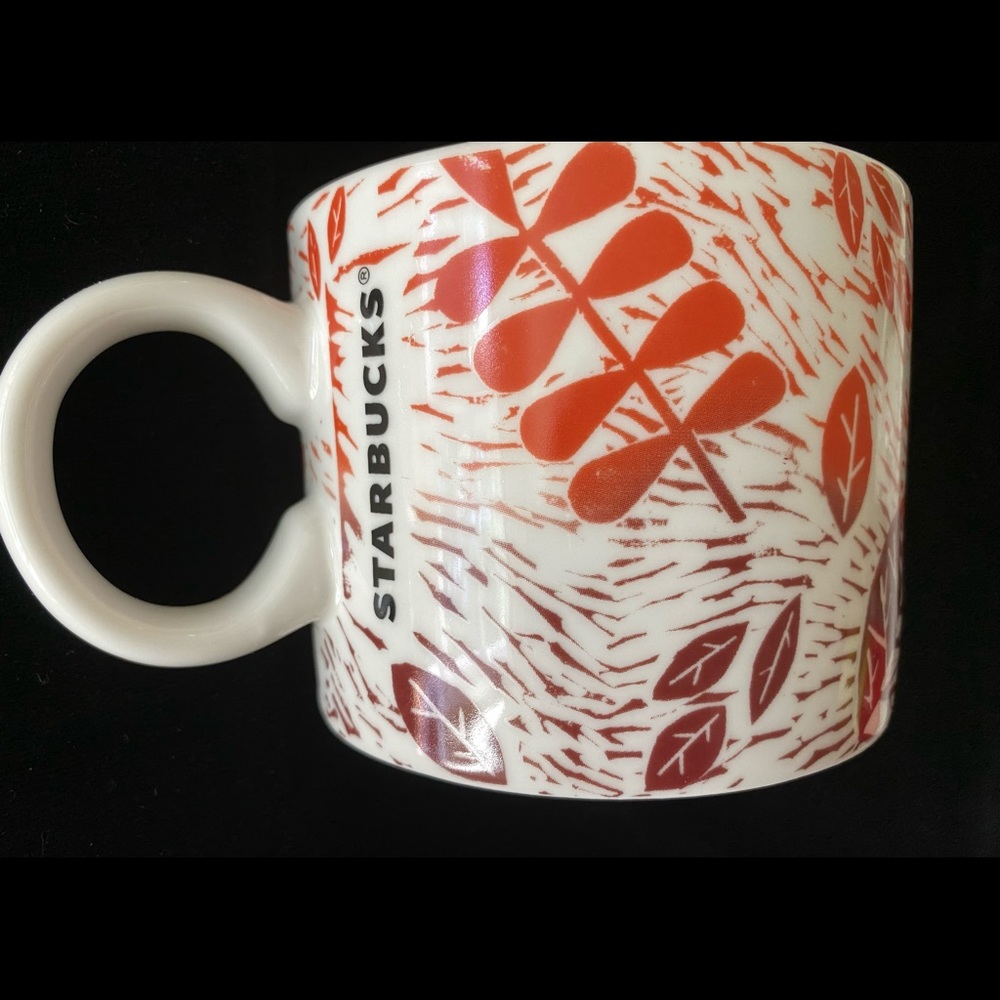 NEW Starbucks Leaf 🍂 Design Ceramic Mug